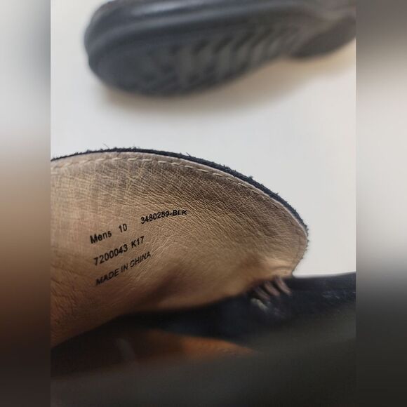 FRYE Mens Leather Loafers Lewis Venetian Size 10 - Picture 14 of 15